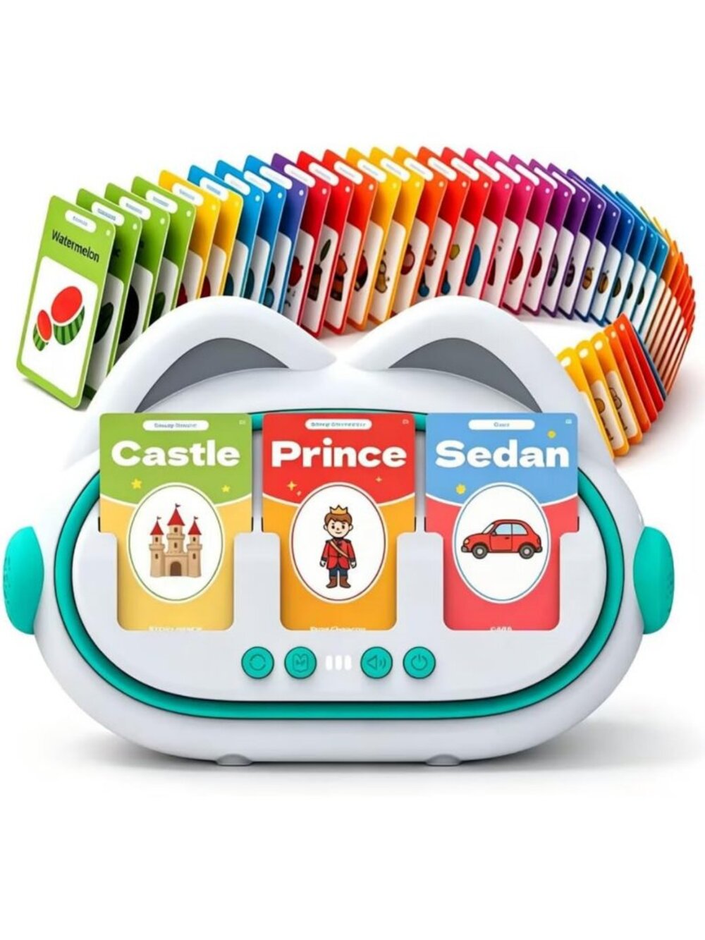 AI-Powered Screen-Free Story Toy | 150 Talking Flash Cards for Toddlers | Boost